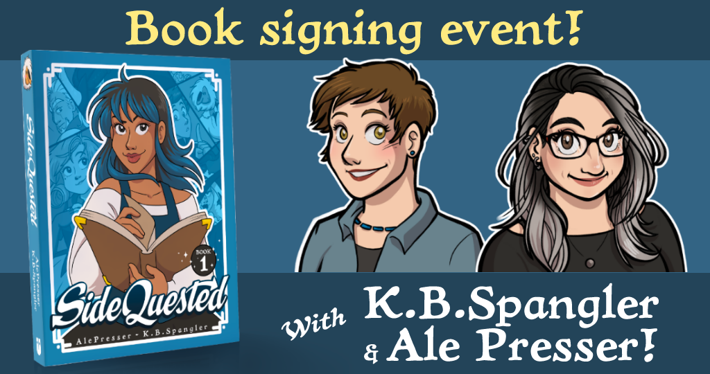 Meet Ale and KB in New York and get signed copies of SIDEQUESTED!